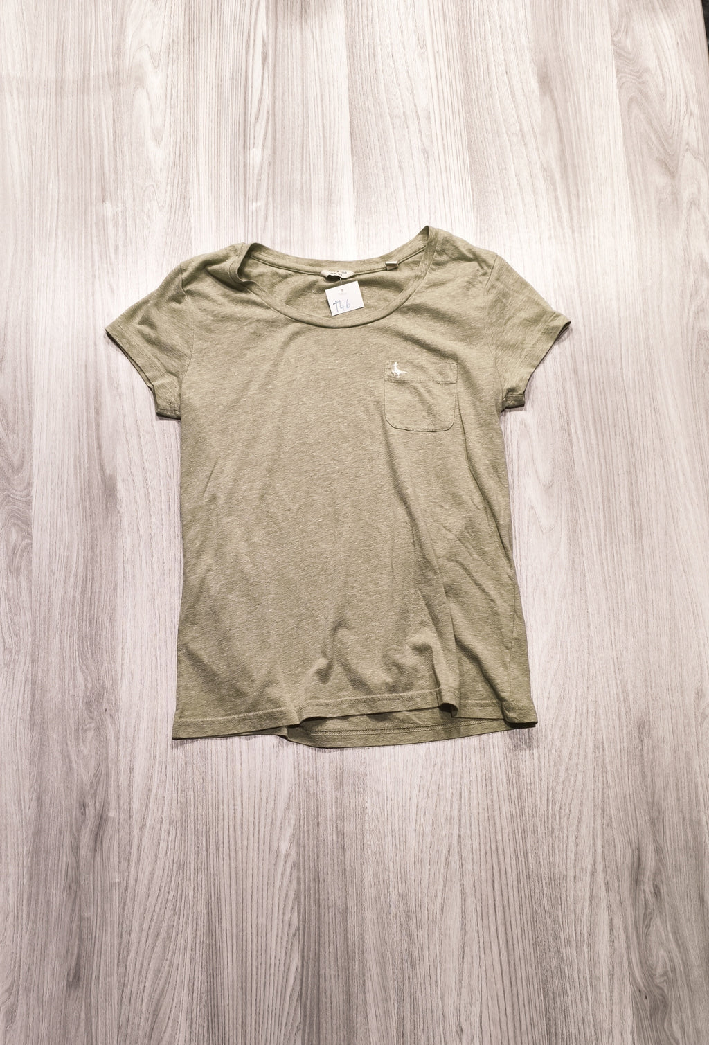 Jack Wills barna basic zsebes póló