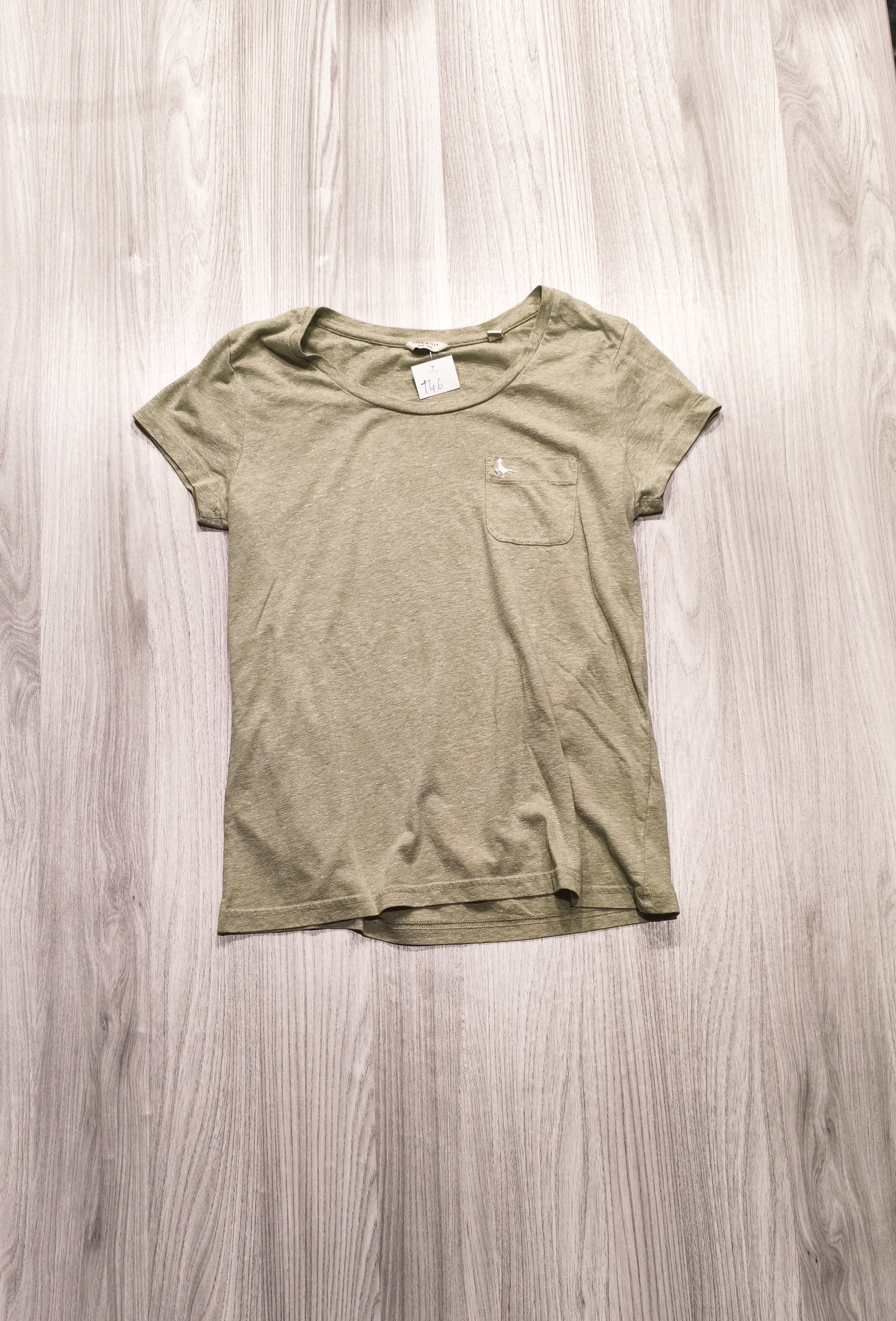 Jack Wills barna basic zsebes póló