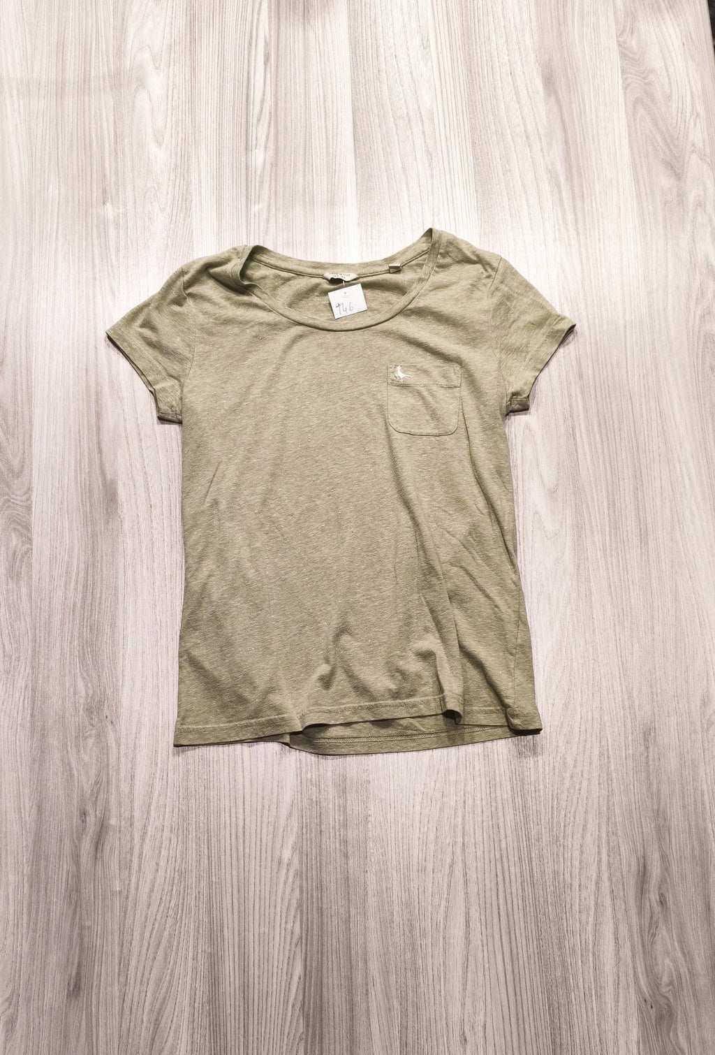 Jack Wills barna basic zsebes póló