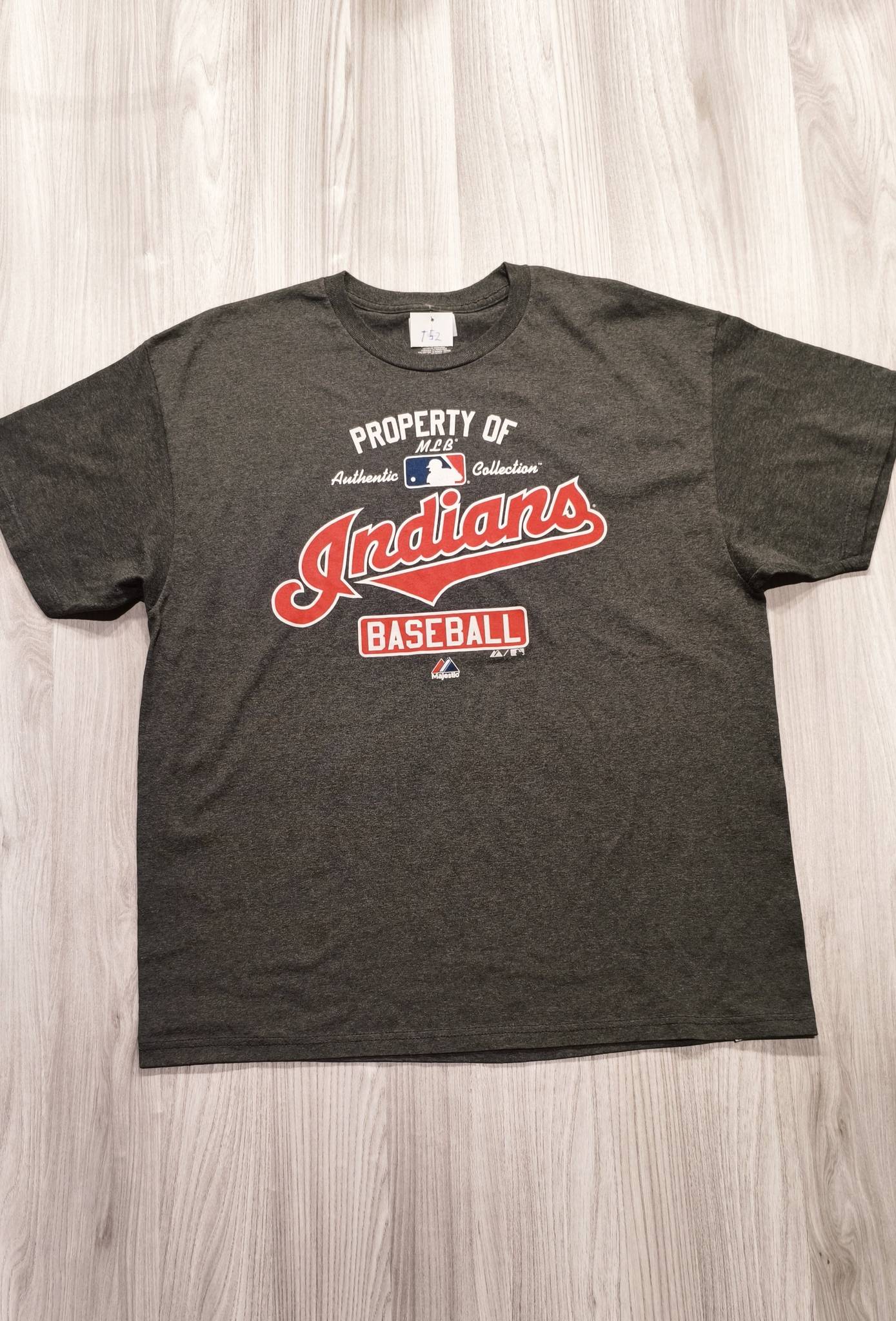 Authentic “Indians Baseball” szürke póló