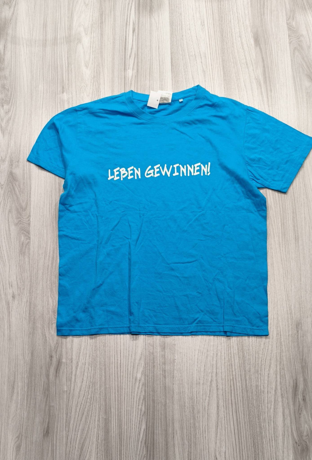 James & Nicholson kék „Leben gewinnen!” póló