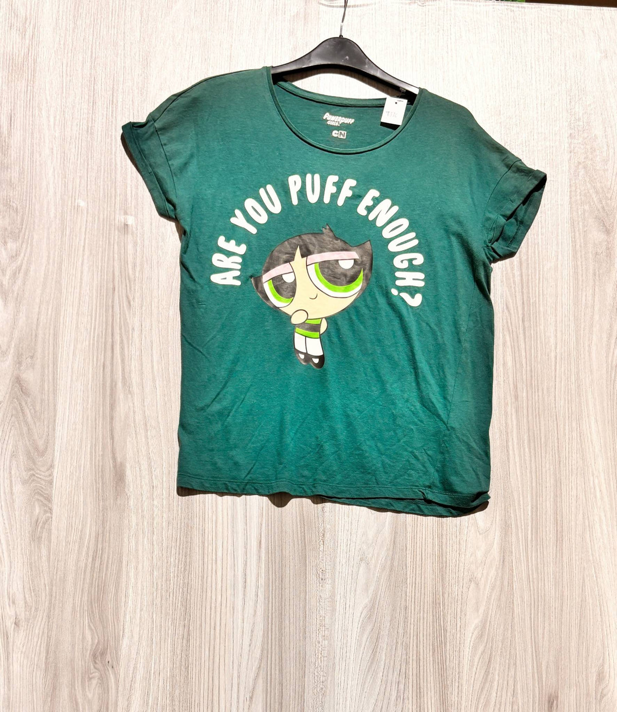 Reserved Powerpuff Girls zöld nõi mintás póló