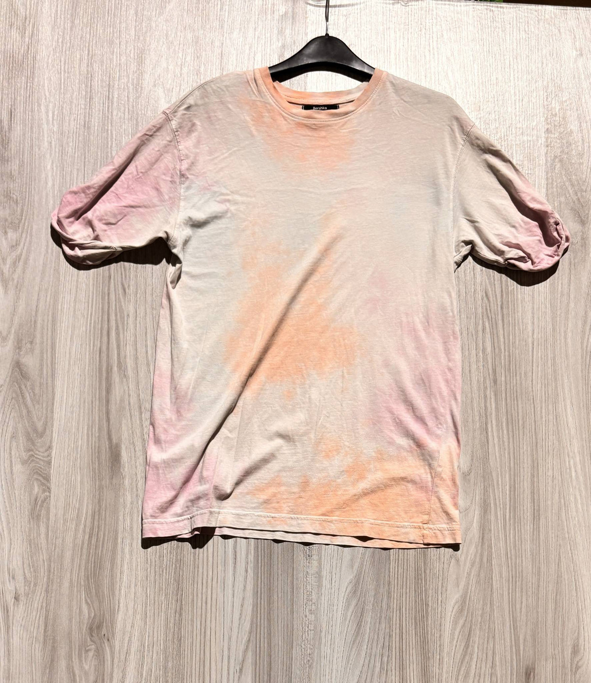 Bershka pasztell batikolt oversized póló