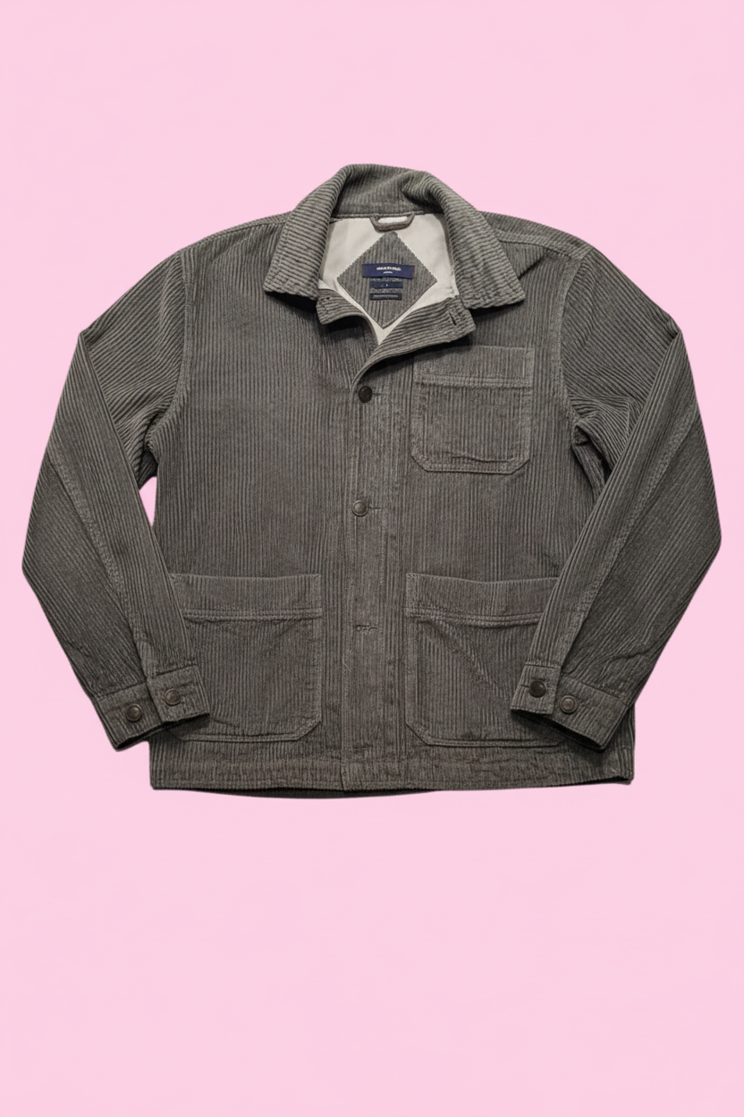 Jack & Jones szürke kordbársony kabát