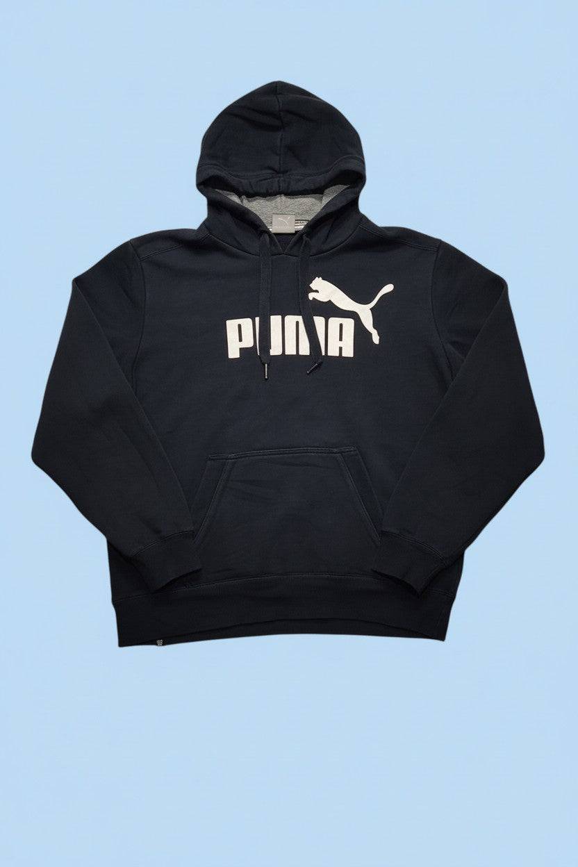 Puma fekete kapucnis pulóver