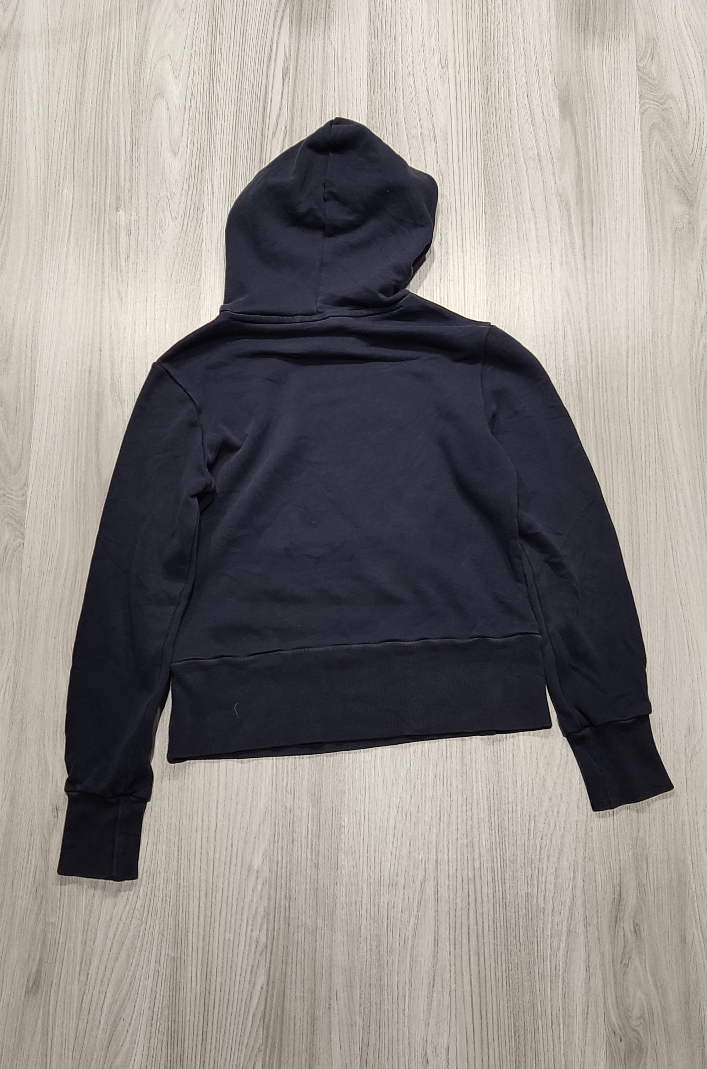 Adidas sötétkék kapucnis pulóver