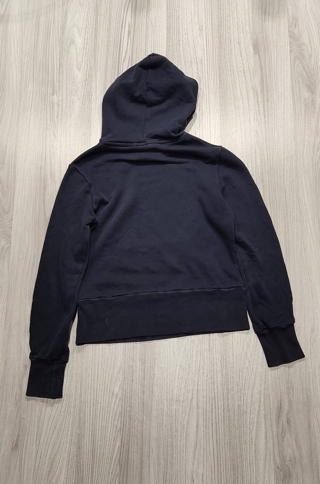 Adidas sötétkék kapucnis pulóver