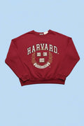 Harvard piros pulóver