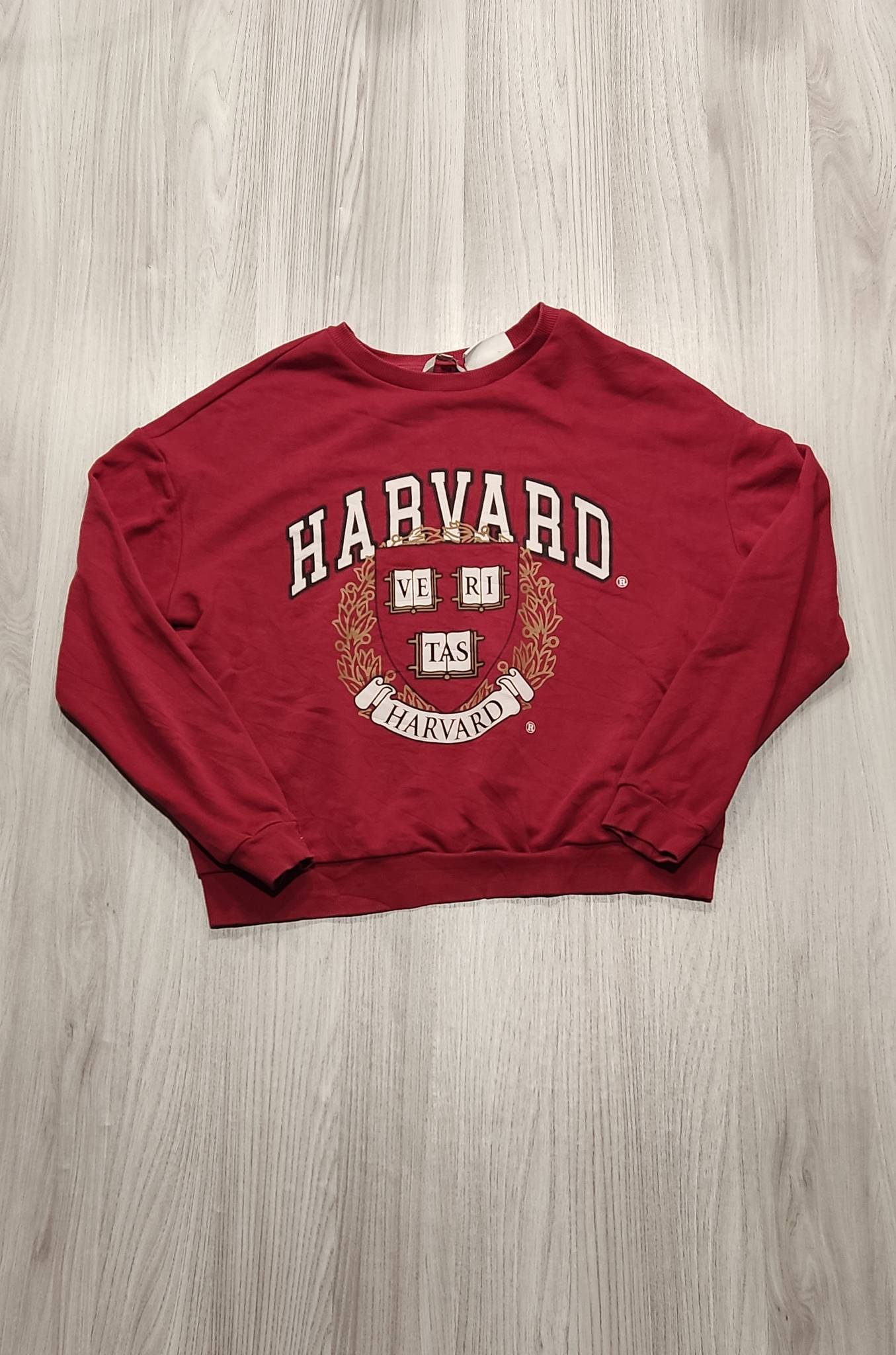 Harvard piros pulóver