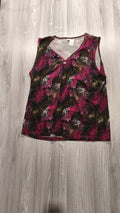 Outfit ujjatlan mintás felsõ