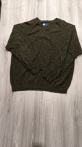 Big Fashion khaki kötött pulóver