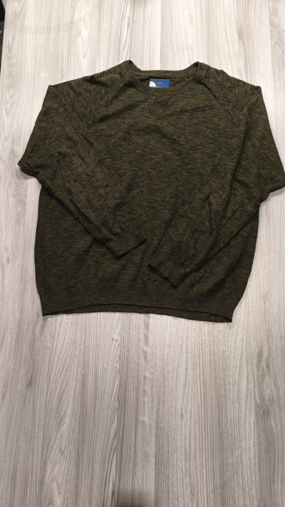 Big Fashion khaki kötött pulóver