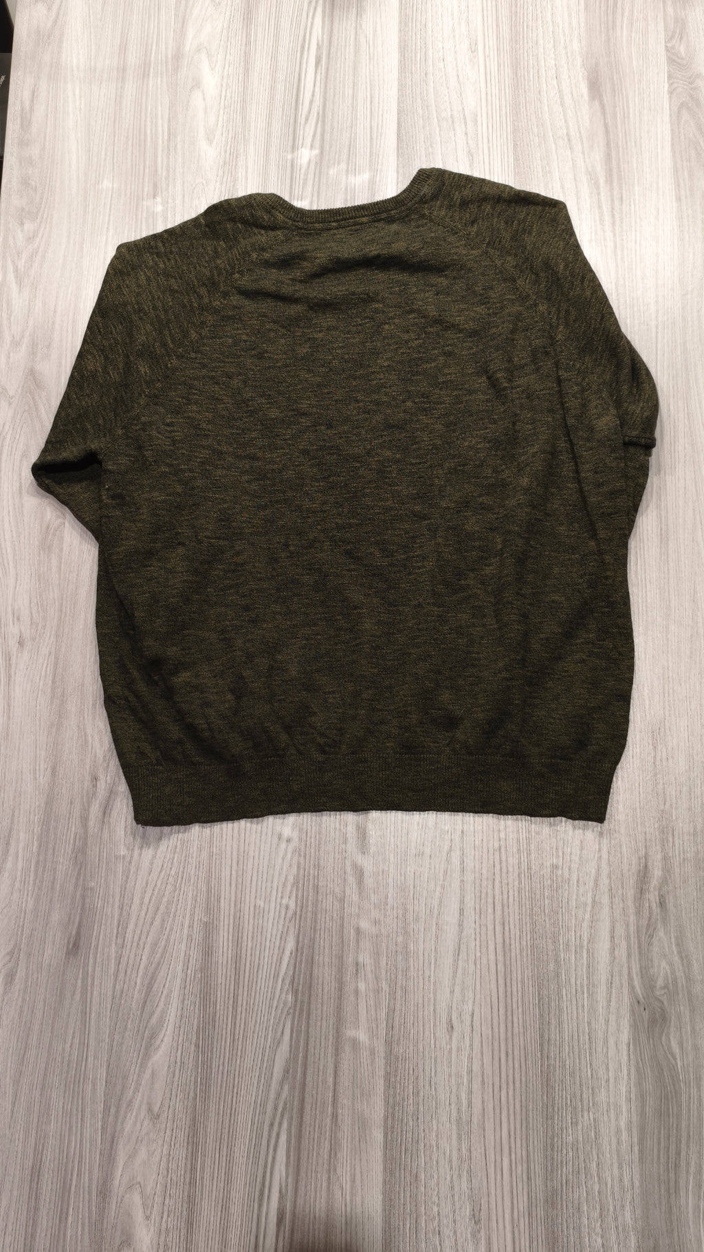 Big Fashion khaki kötött pulóver