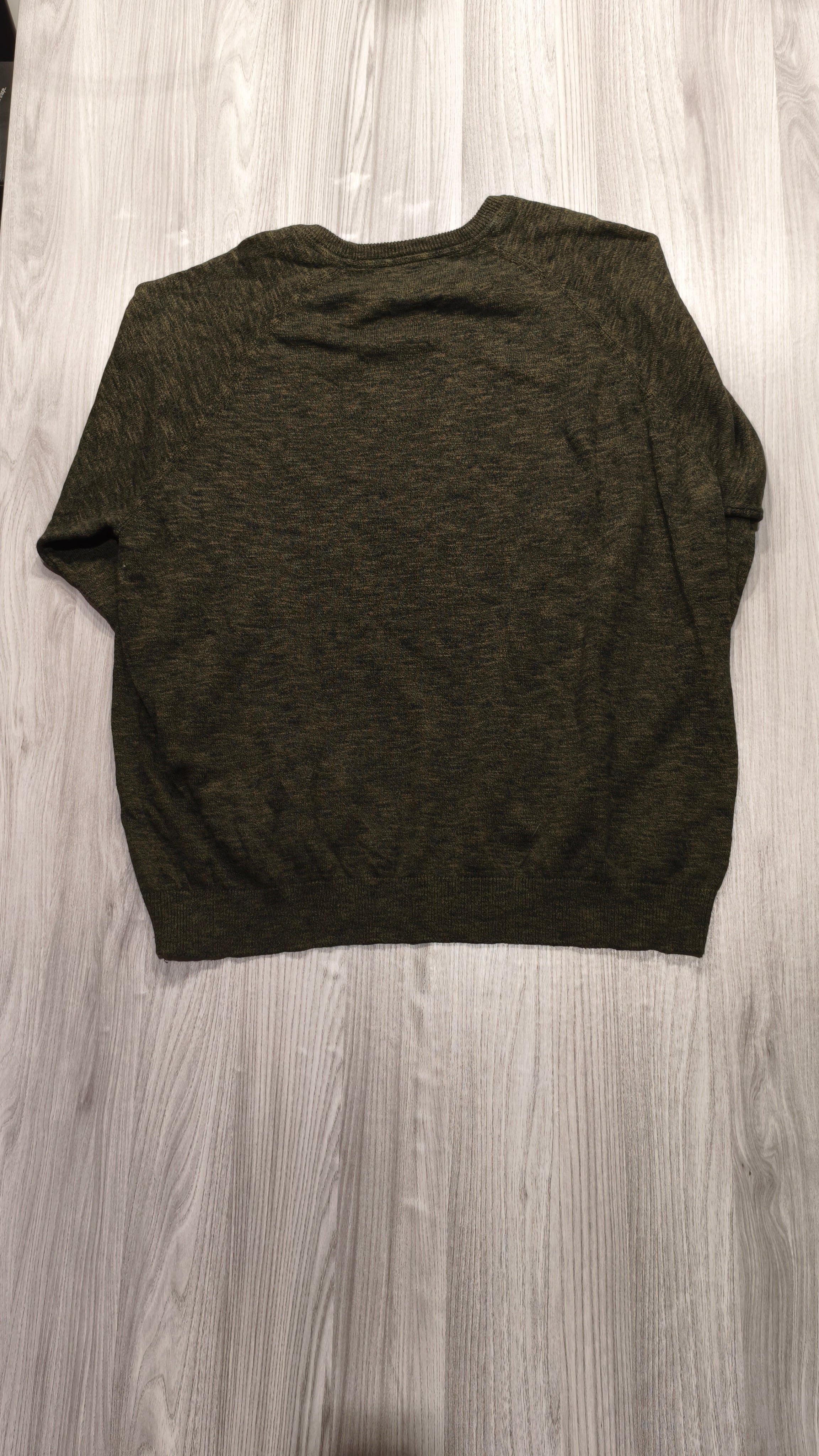Big Fashion khaki kötött pulóver