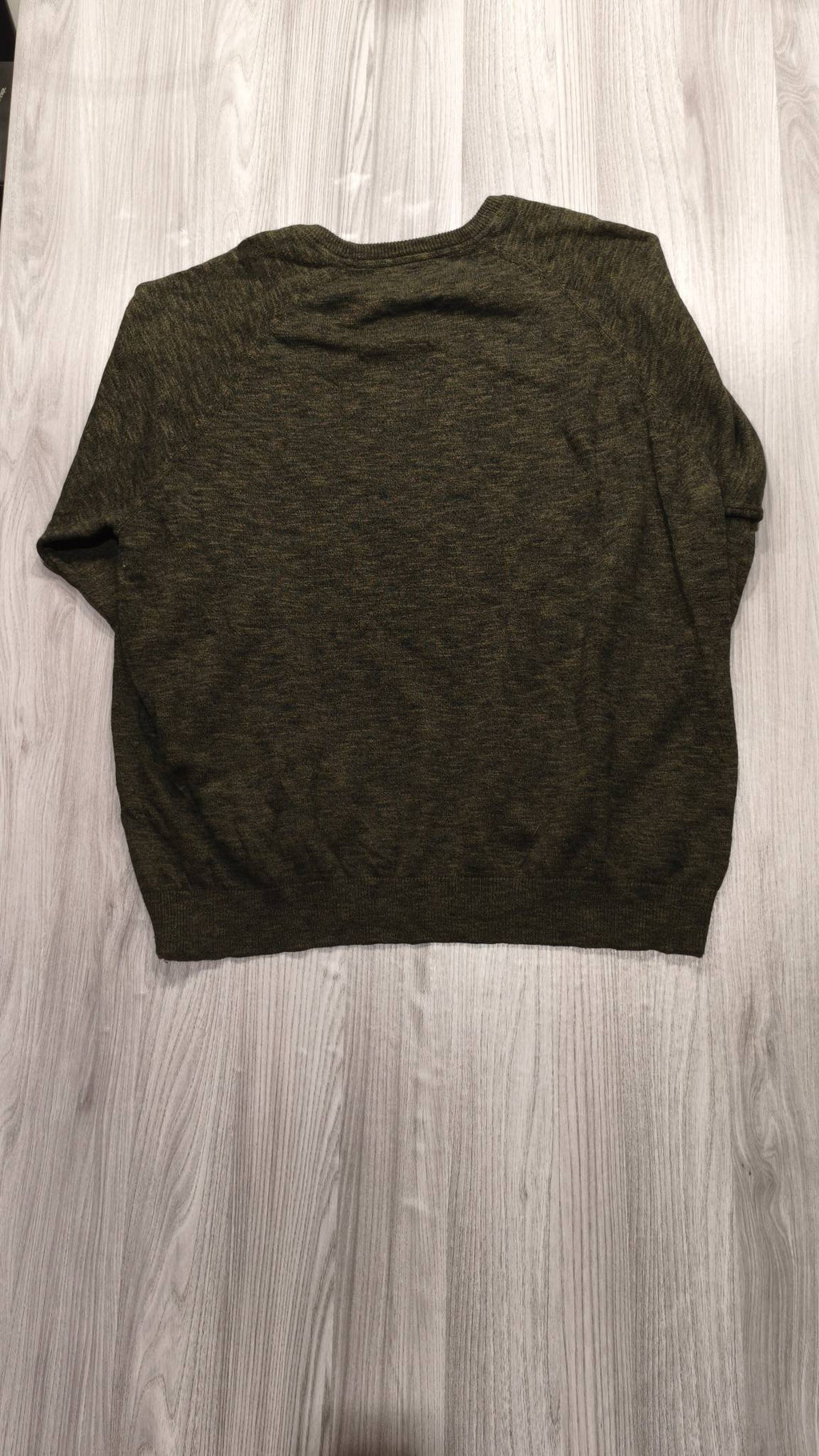Big Fashion khaki kötött pulóver